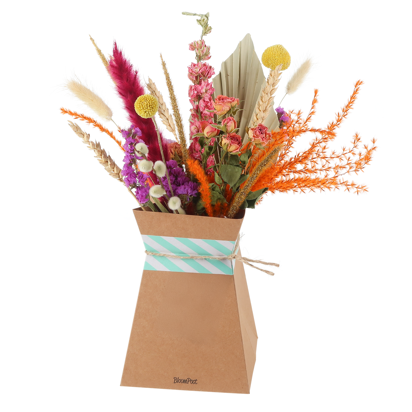 Droogbloemen Boeket BloomPosy incl. Vouwvaas Forest Plants