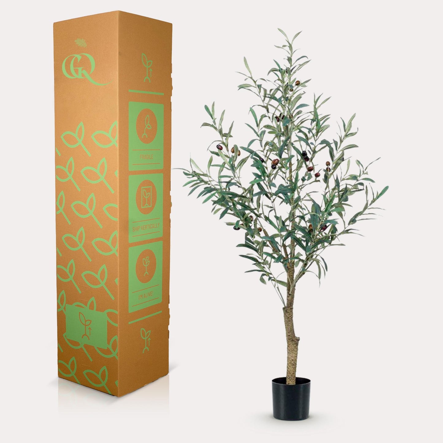 Kunst Olijfboom - Olea europaea - Olijfboom - 115 cm - Forest Plants