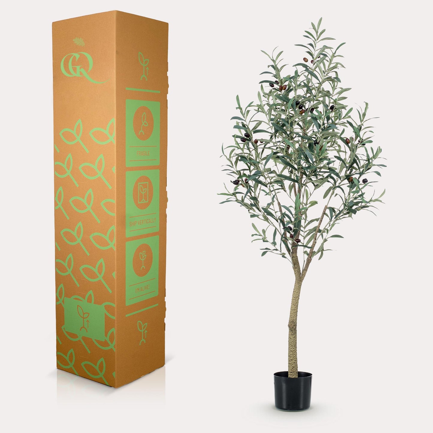 Kunst Olijfboom - Olea europaea - Olijfboom - 140 cm - Forest Plants
