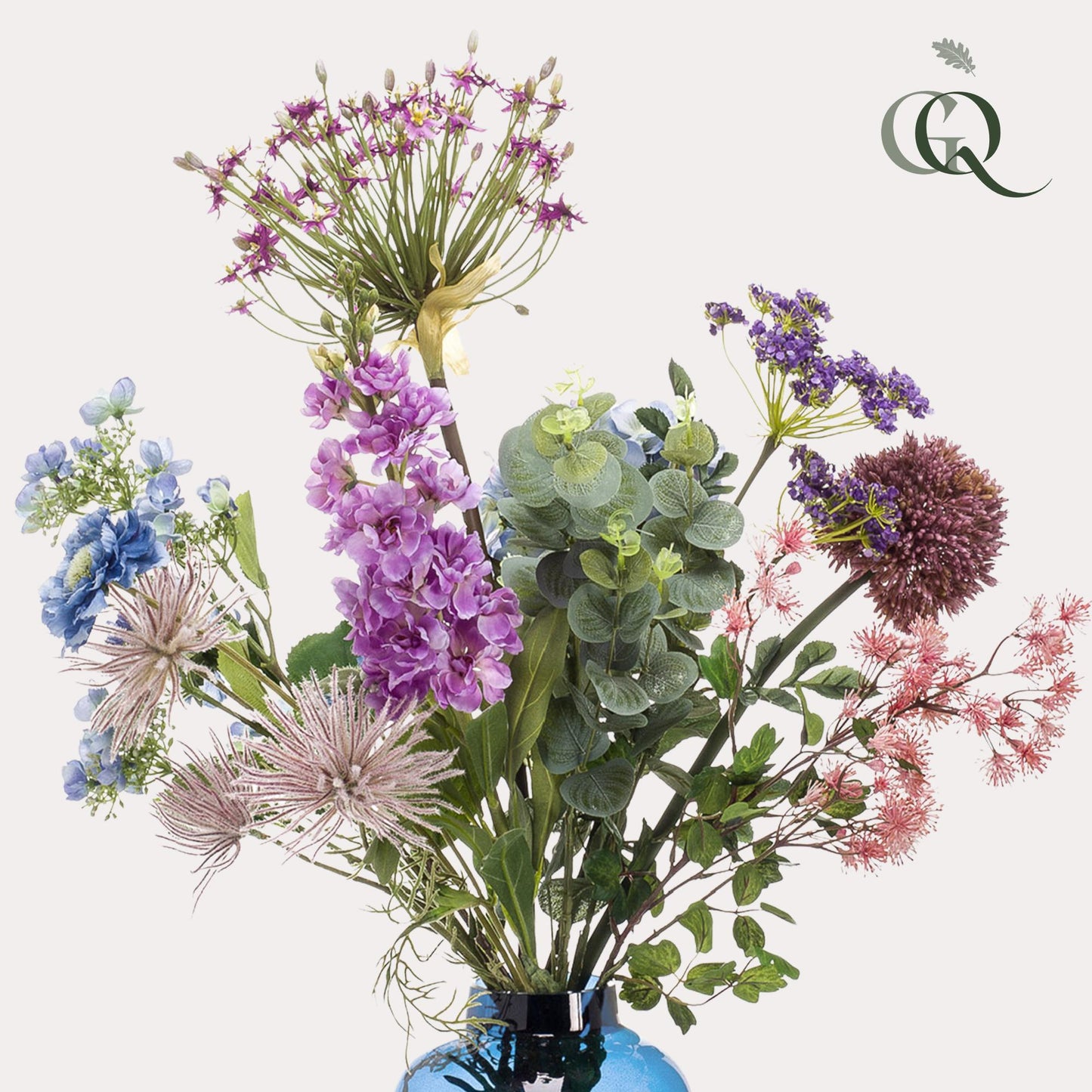 Kunstbloemen - Boeket XL - Power of Pastels - 90cm - Forest Plants