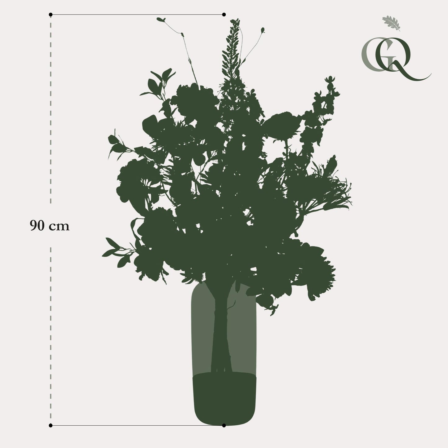 Kunstbloemen - Boeket XL - Luxury Glam - 90cm - Forest Plants