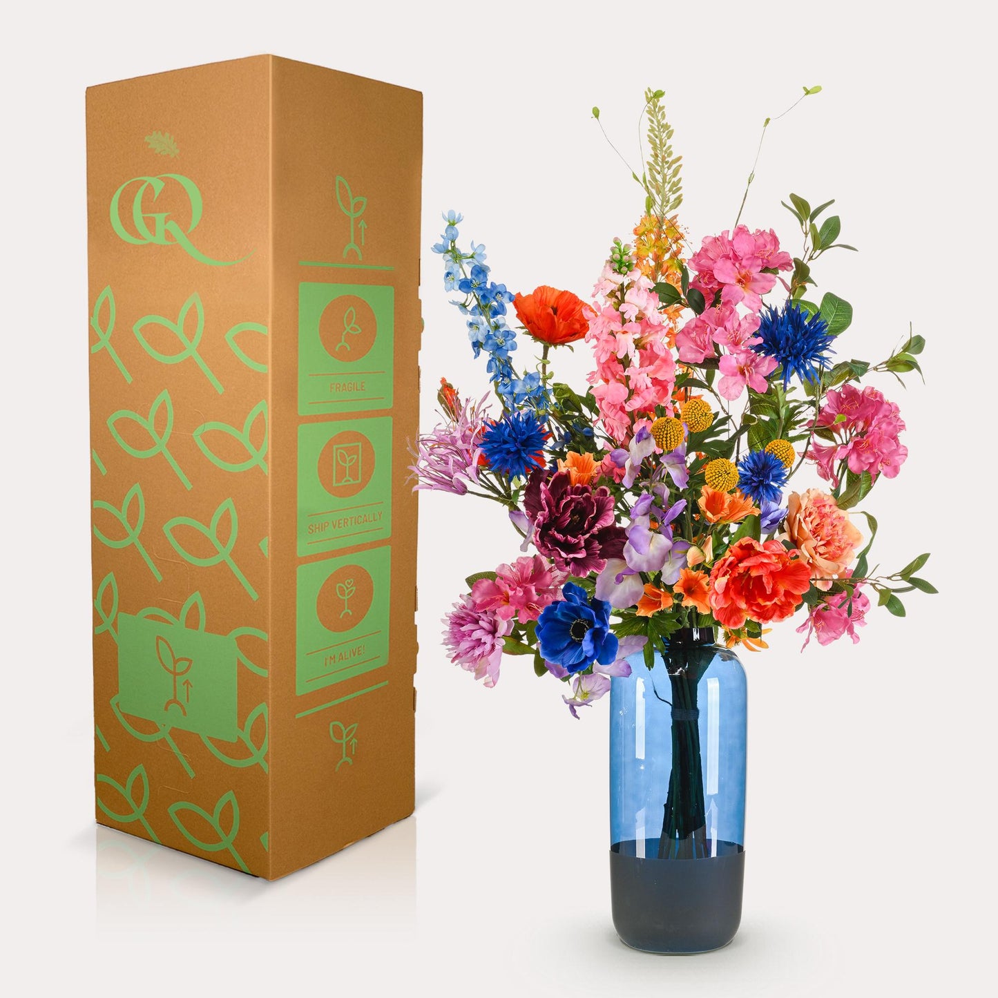 Kunstbloemen - Boeket XL - Luxury Glam - 90cm - Forest Plants