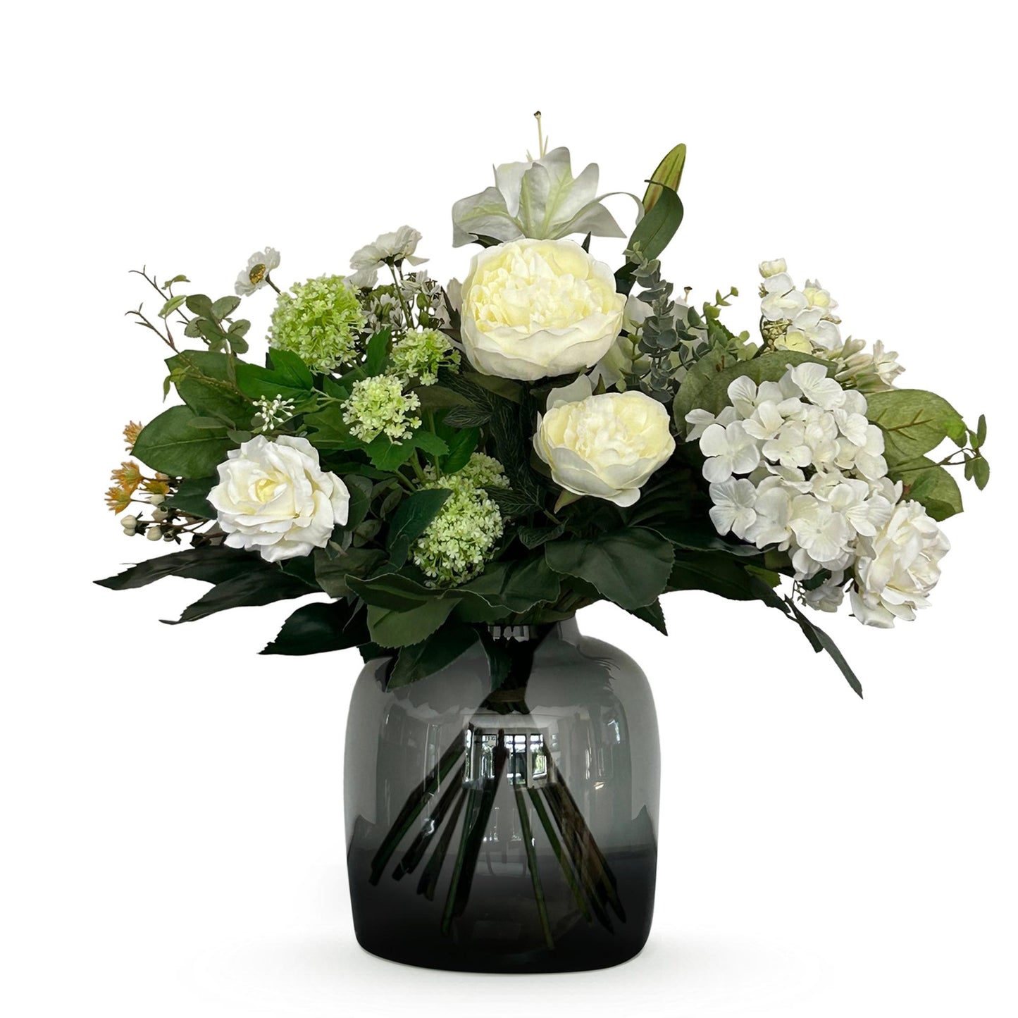 Kunstbloemen - Boeket - White Dream - 60 cm - Forest Plants