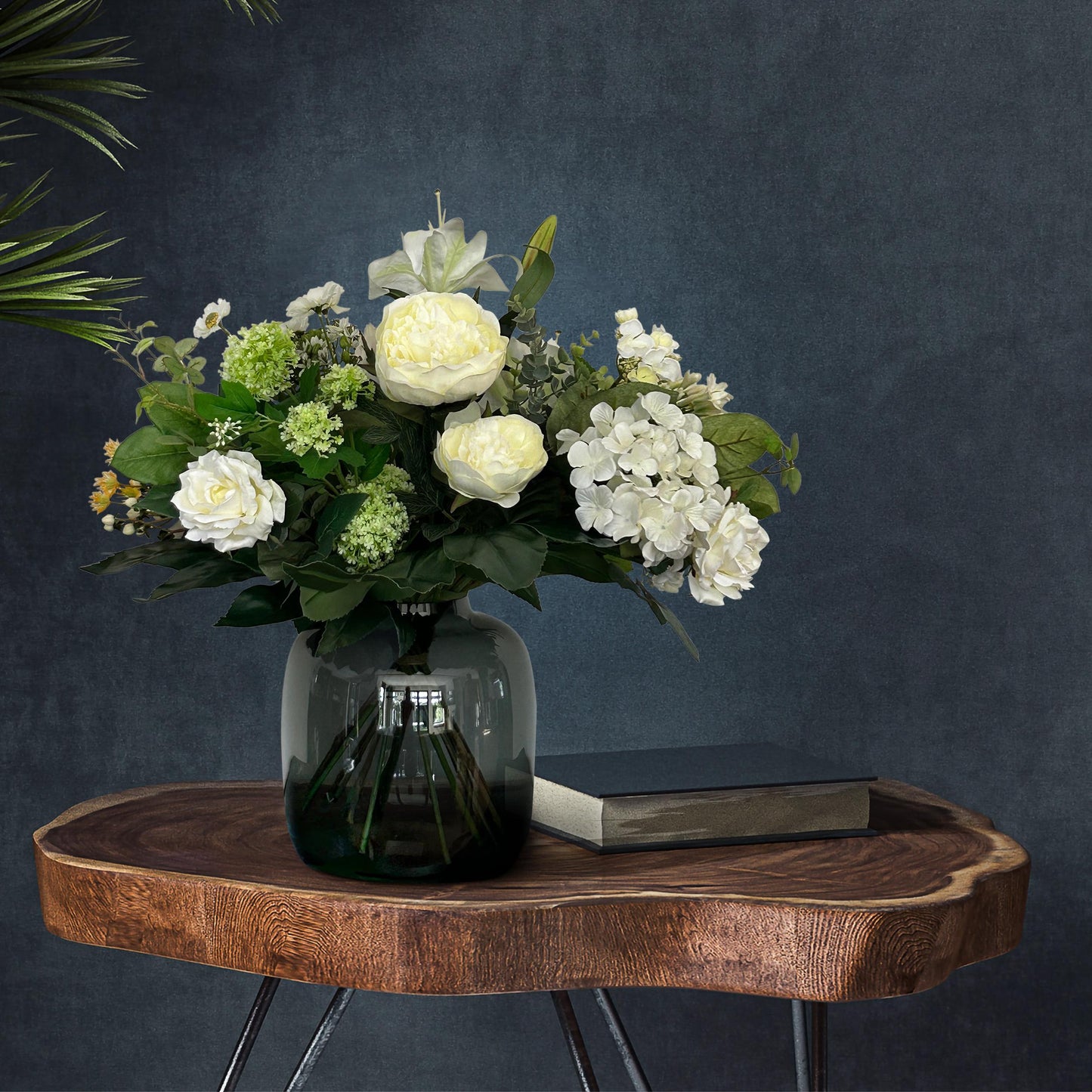 Kunstbloemen - Boeket - White Dream - 60 cm - Forest Plants