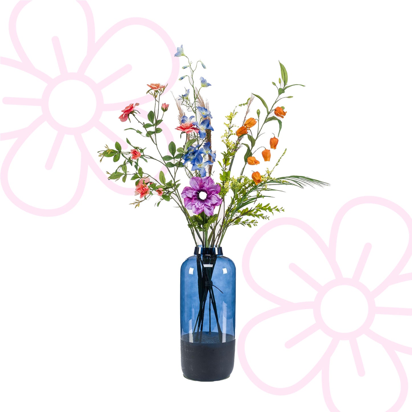 Kunstbloemen - Bouquet L - 90 cm - Rise & Shine - Forest Plants