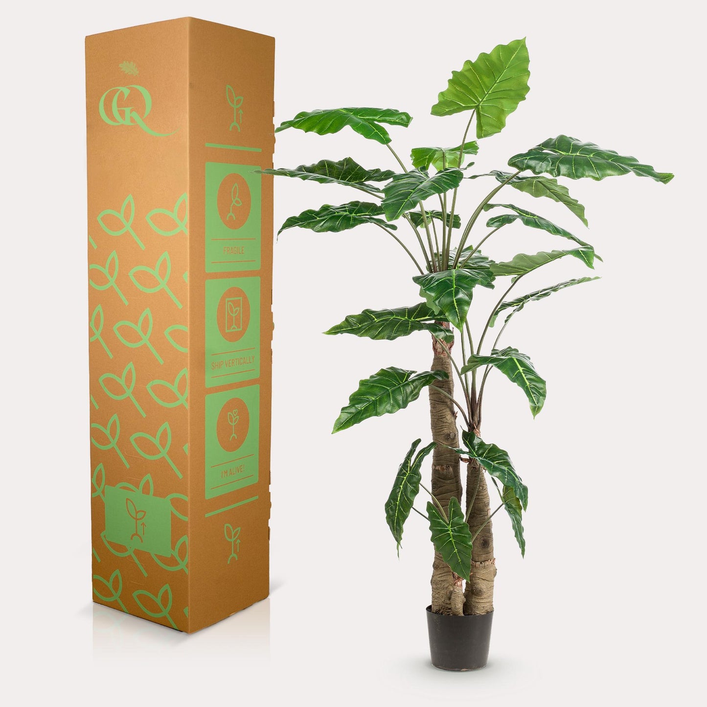 Kunstplant - Alocasia - Olifantsoor - 180 cm - Forest Plants