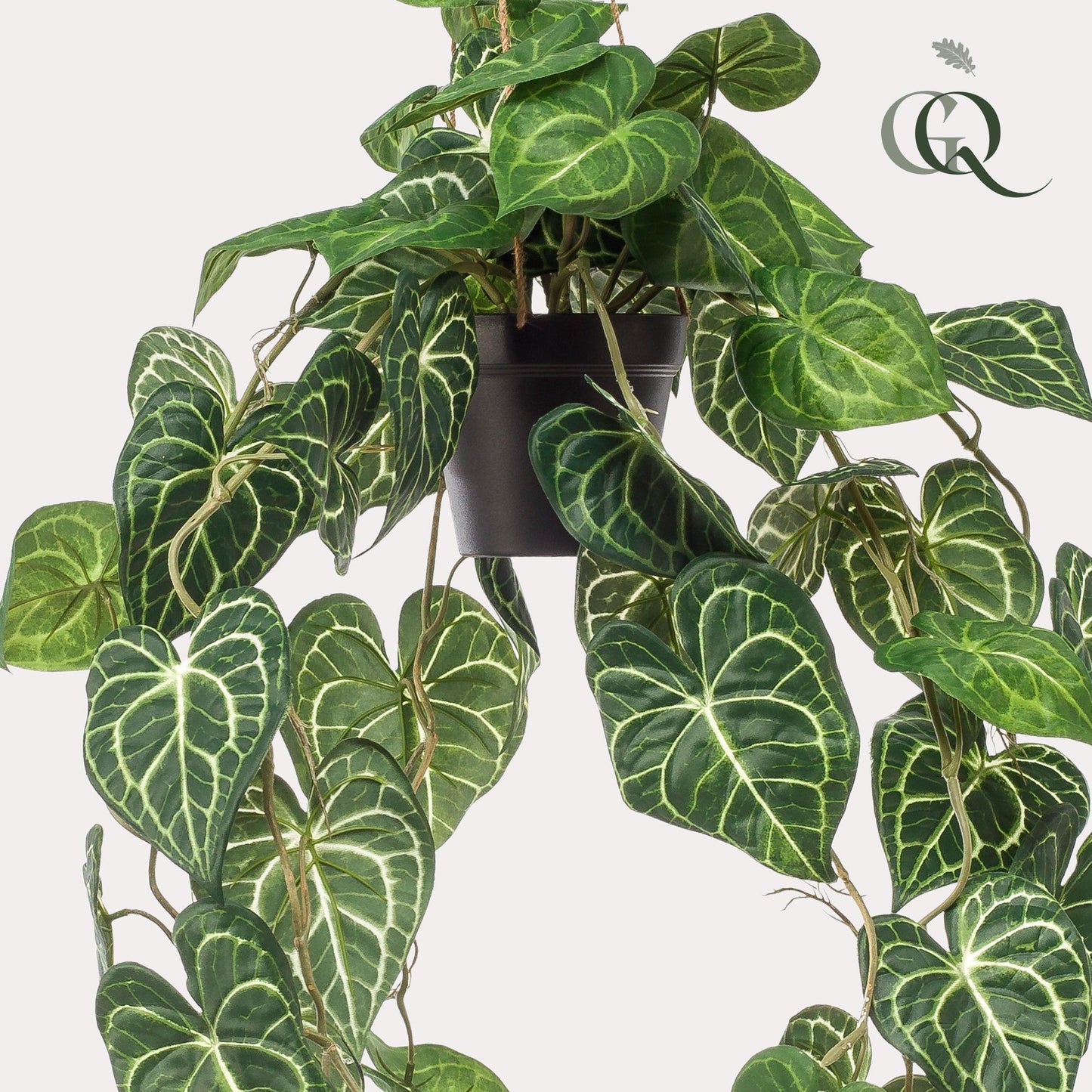 Kunstplant - Anthurium Clarinervium - Aderplant - 80 cm - Forest Plants