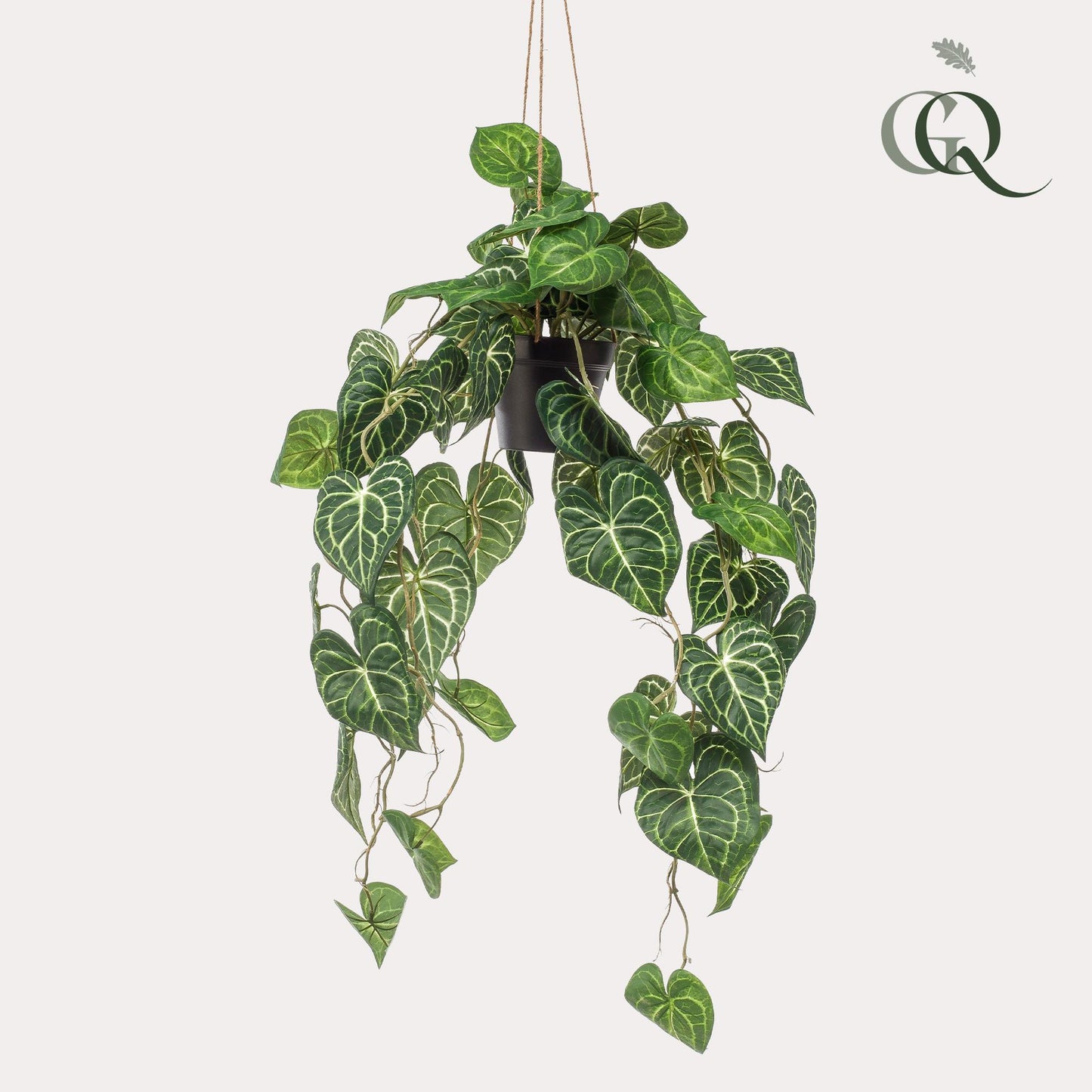 Kunstplant - Anthurium Clarinervium - Aderplant - 80 cm - Forest Plants