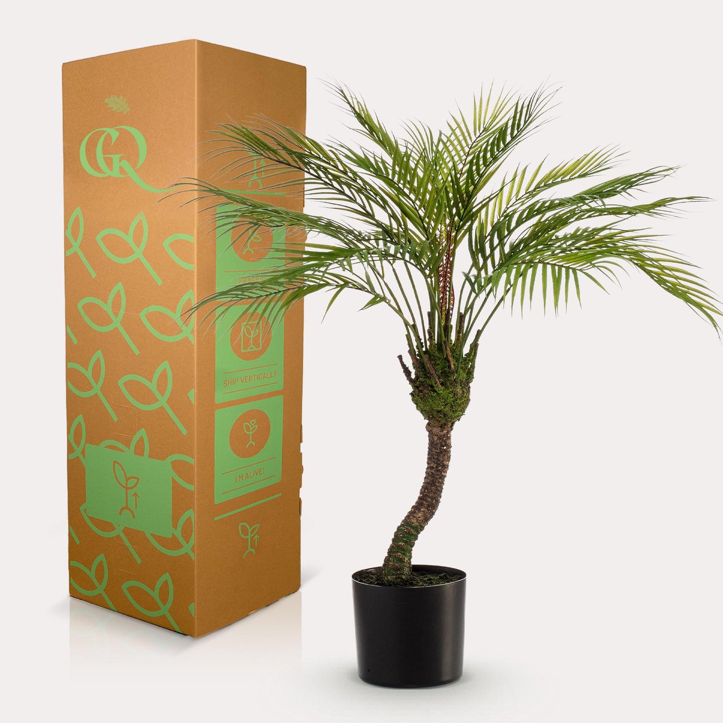 Kunstplant - Chamaedorea - Bergpalm - 85 cm - Forest Plants