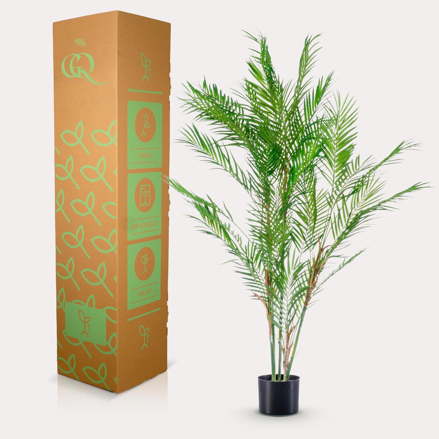 Kunstplant - Chamaedorea Elegans - Bergpalm - 120 cm - Forest Plants