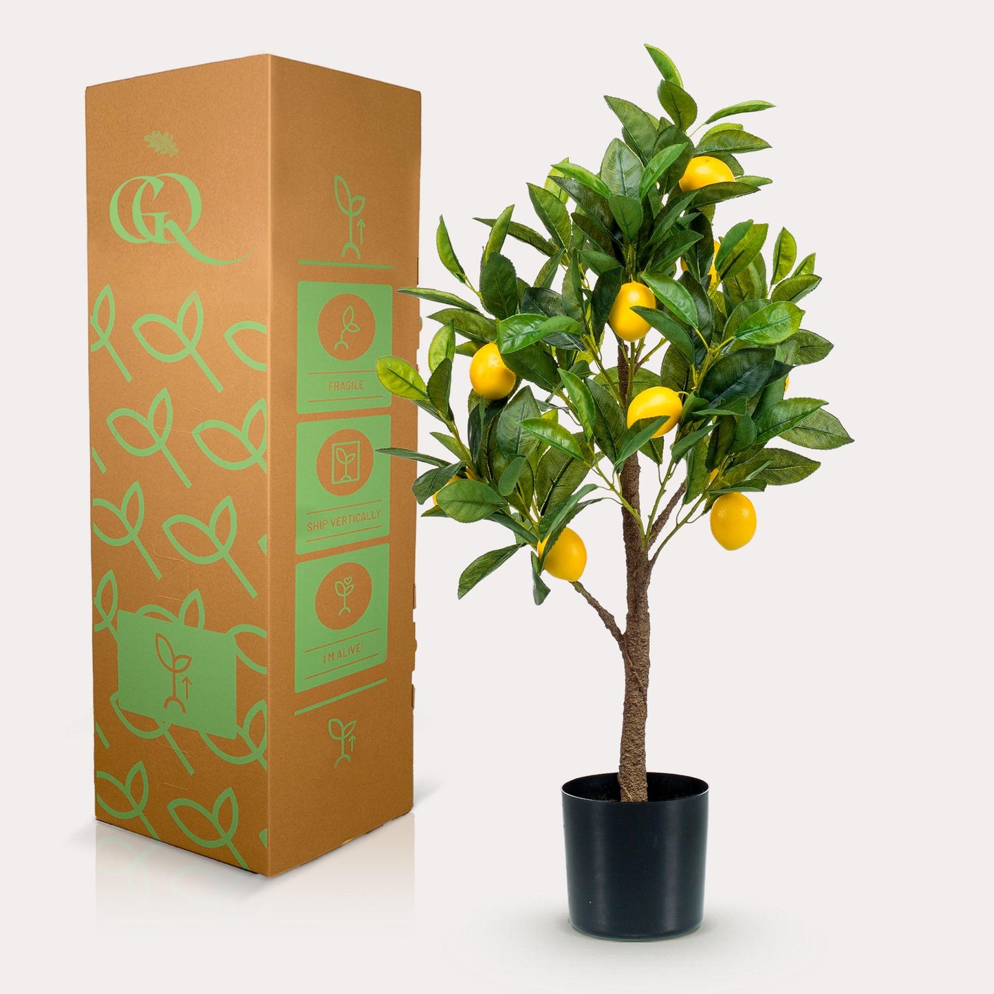 Kunstplant - Citrus Limonia - Citroenboom - 75 cm - Forest Plants