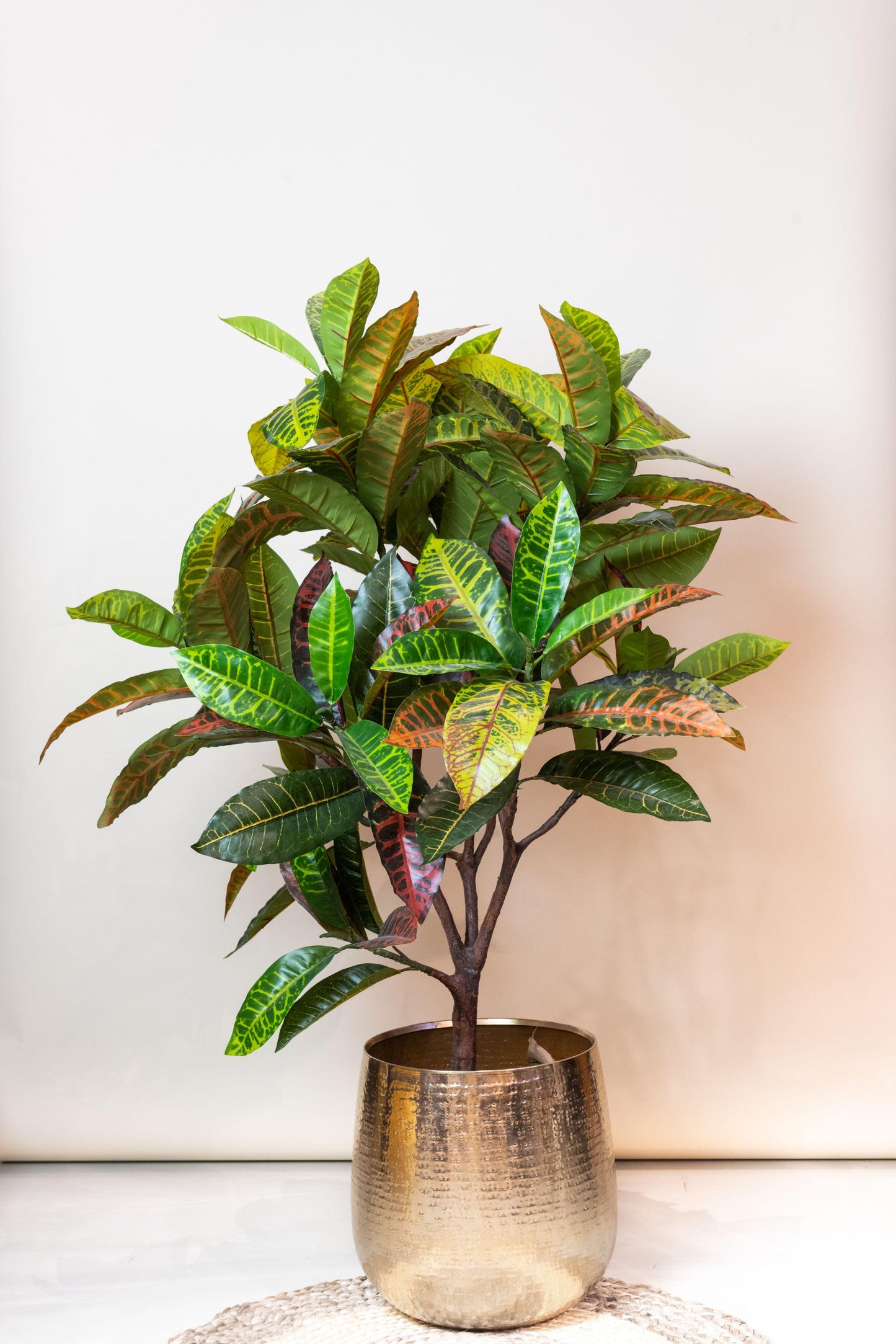 Kunstplant - Croton Codiaeum - Wonderstruik - 120 cm - Forest Plants