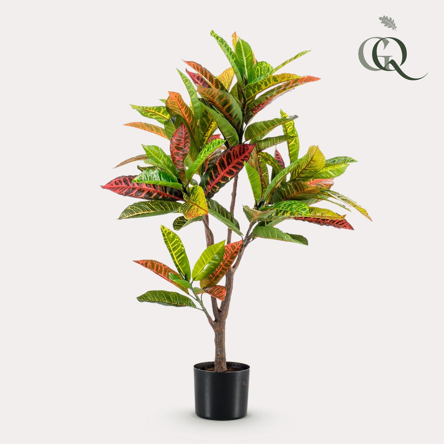 Kunstplant - Croton Codiaeum - Wonderstruik - 95 cm - Forest Plants