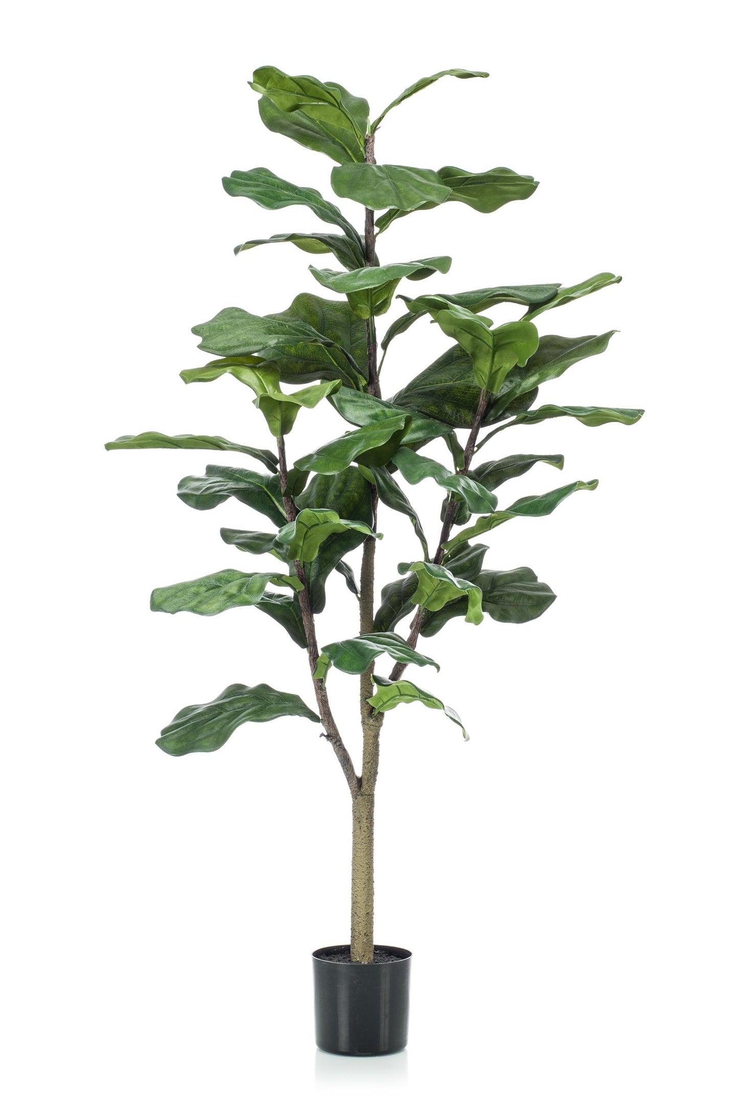 Kunstplant - Ficus Lyrata - Tabaksplant - 120 cm - Forest Plants