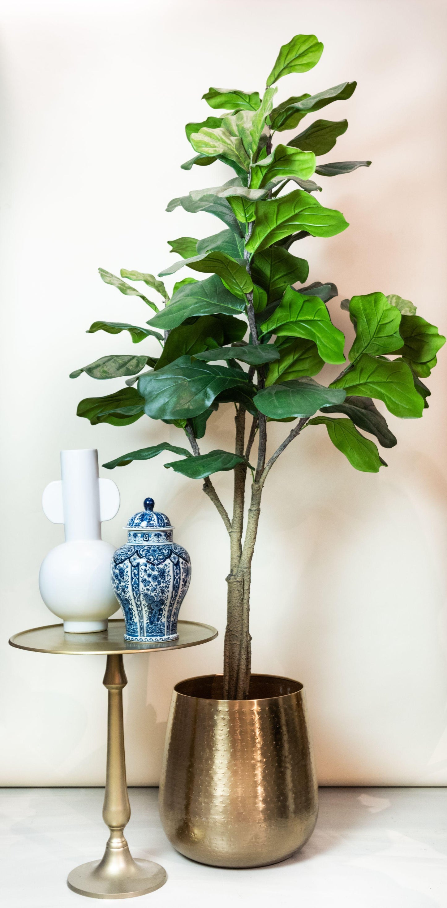 Kunstplant - Ficus Lyrata - Tabaksplant - 180 cm - Forest Plants