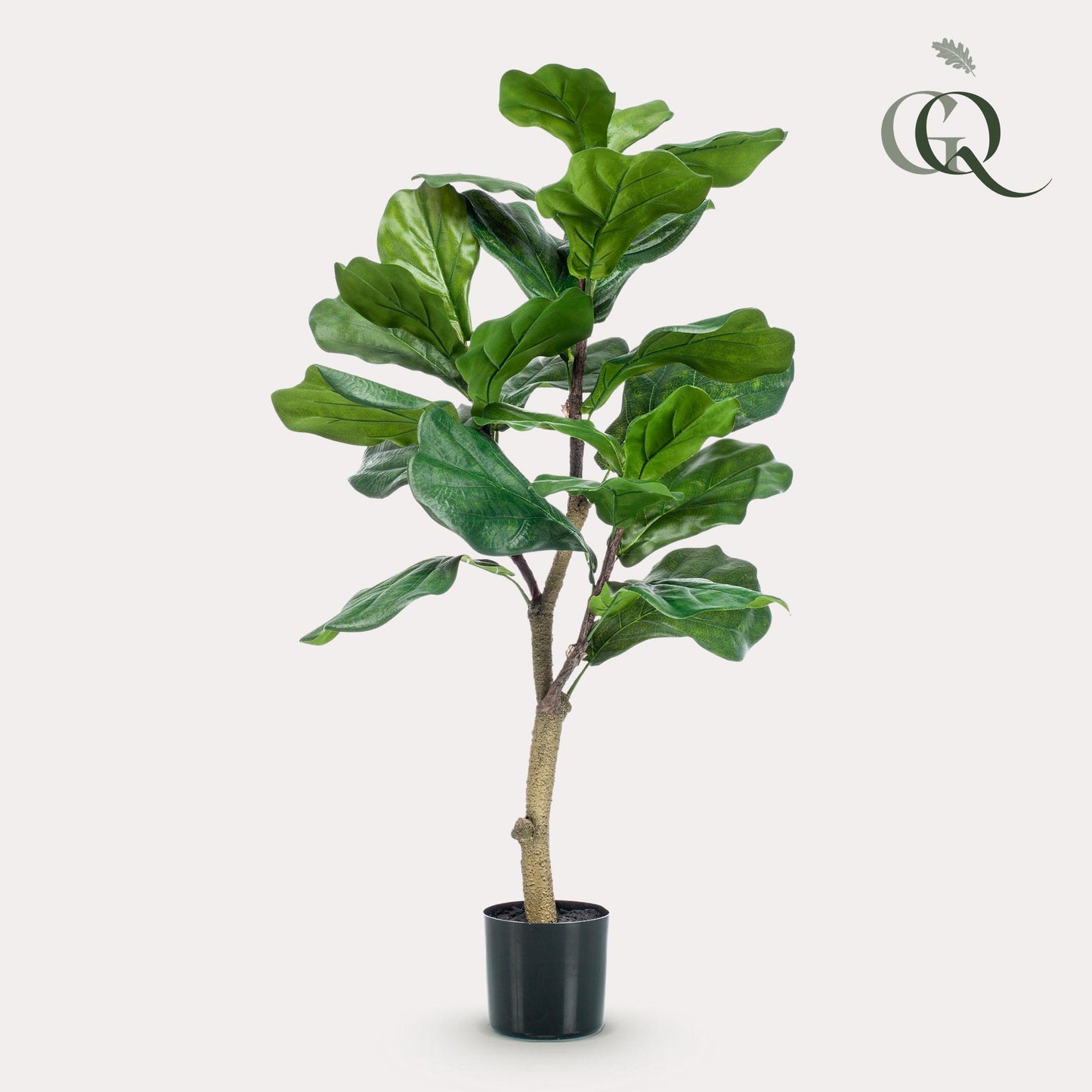 Kunstplant - Ficus Lyrata - Tabaksplant - 90 cm - Forest Plants