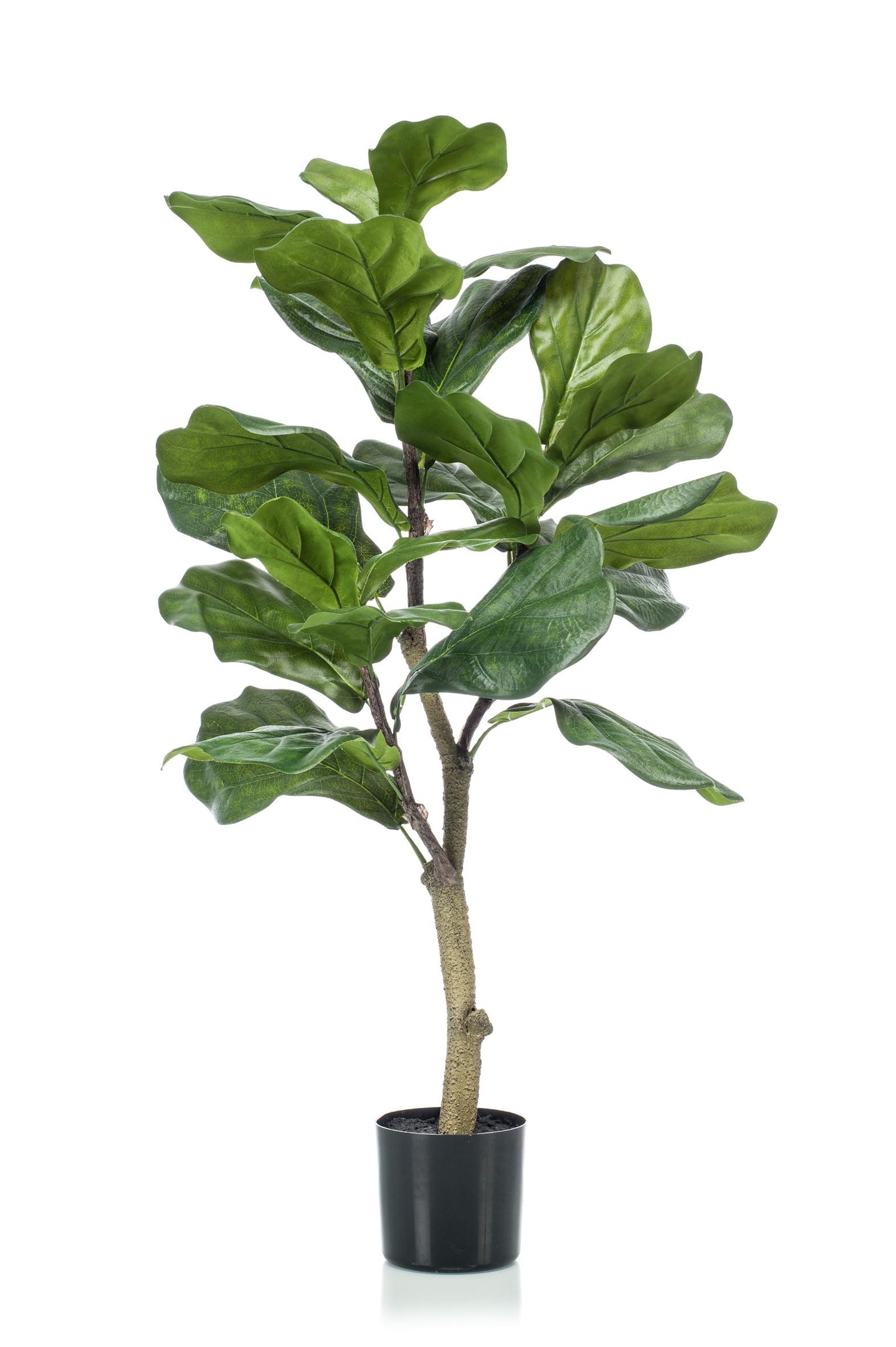 Kunstplant - Ficus Lyrata - Tabaksplant - 90 cm - Forest Plants
