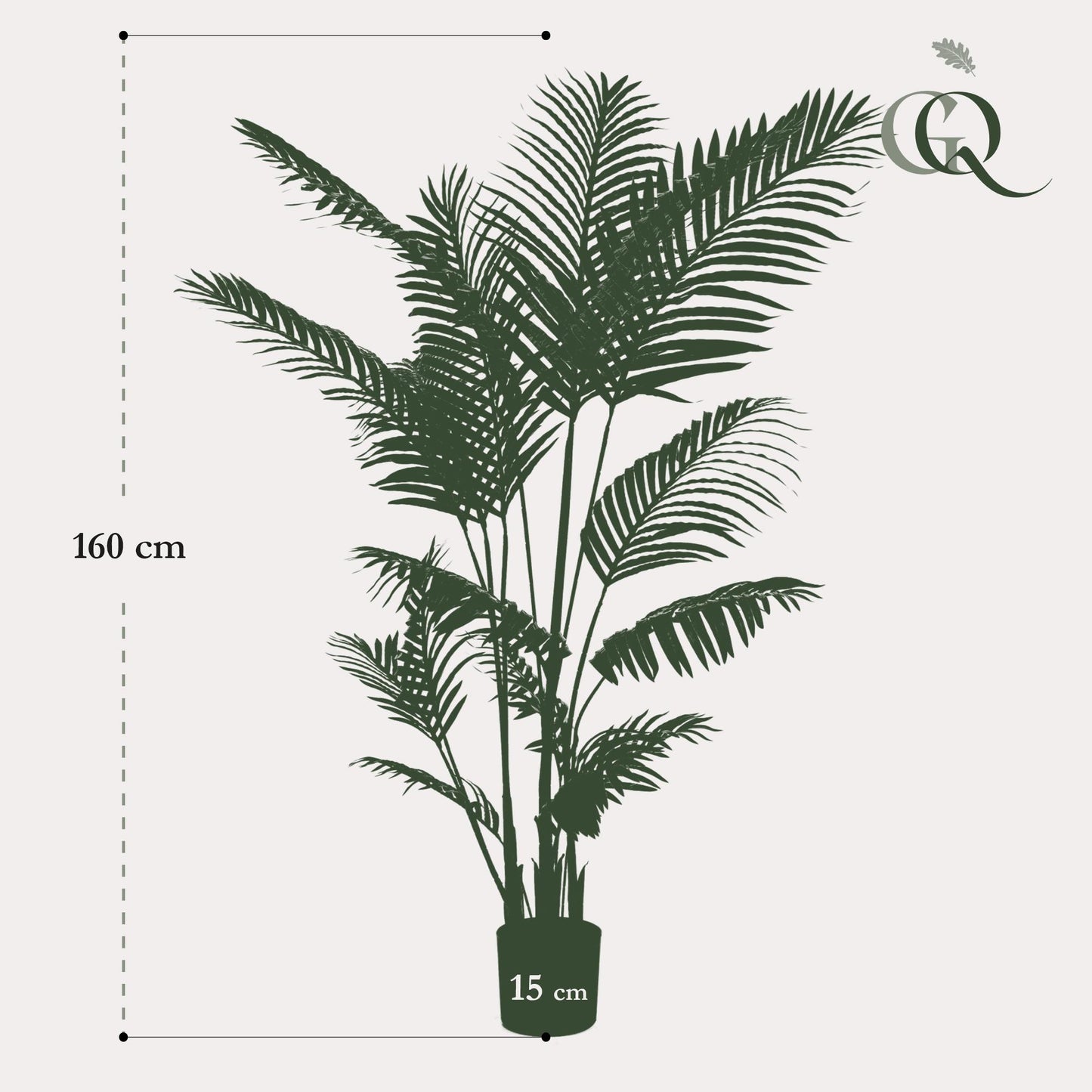 Kunstplant - Howea Forsteriana - 160 cm - Forest Plants