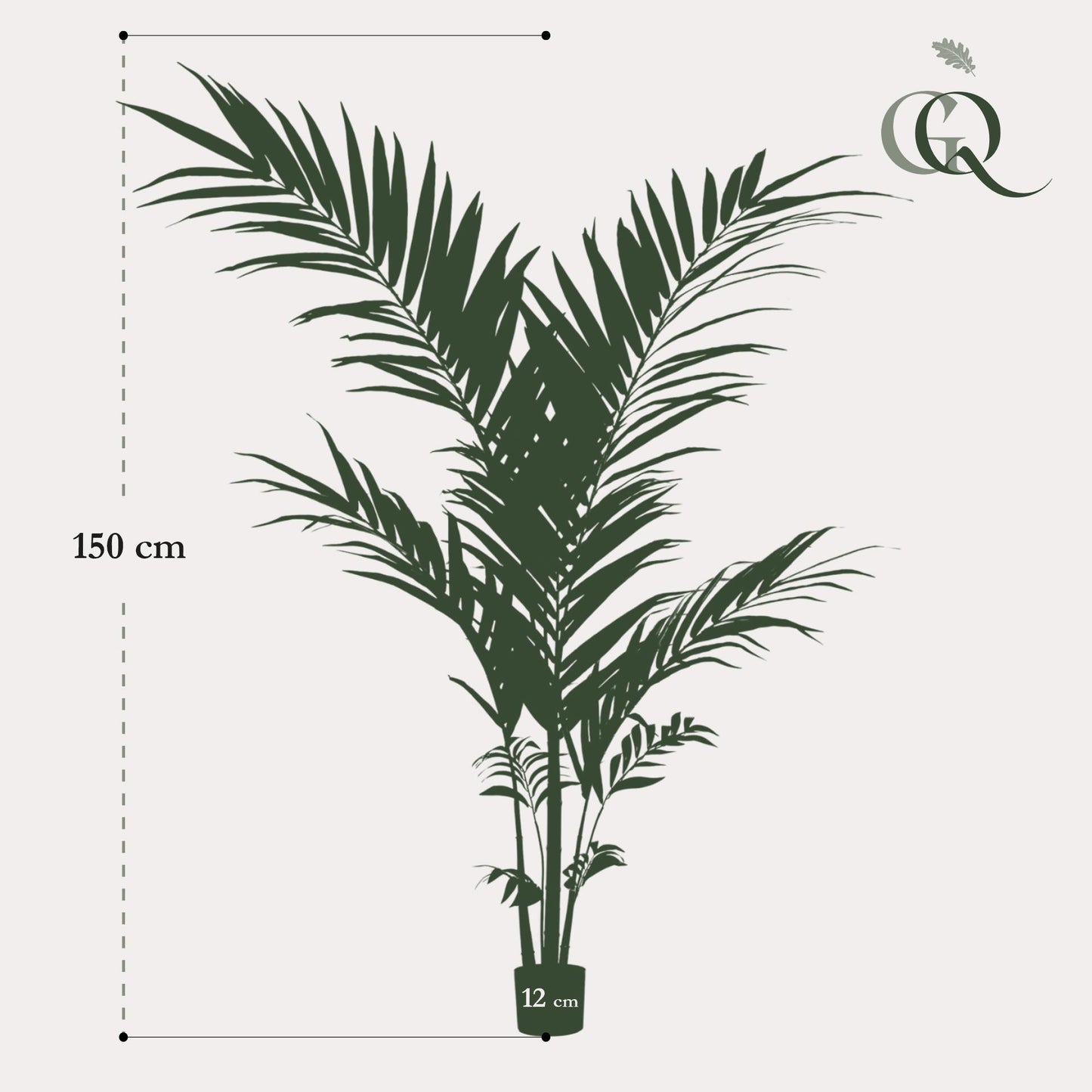 Kunstplant - Kentiapalm - 150 cm - Forest Plants