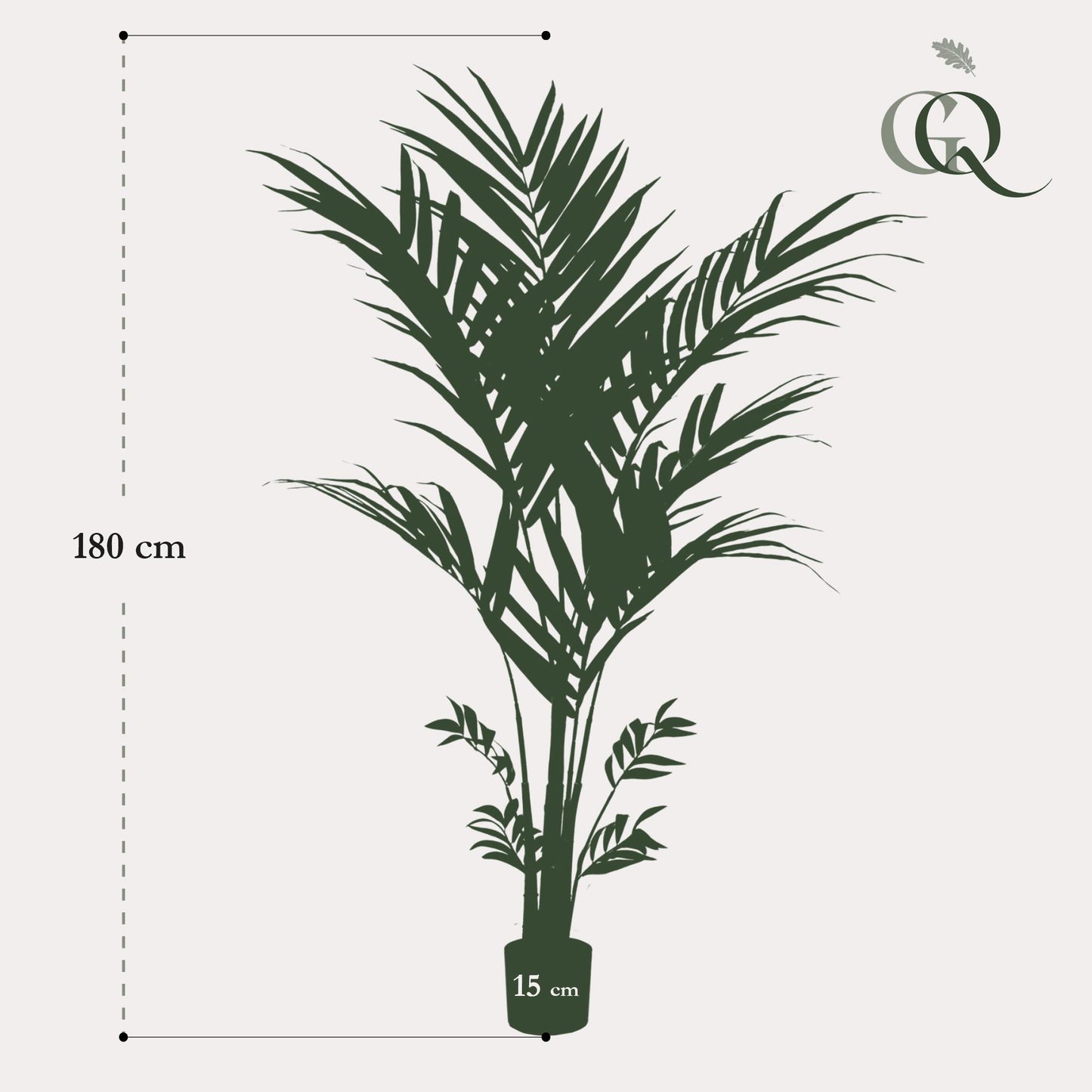 Kunstplant - Kentia - Kentiapalm - 180 cm - Forest Plants