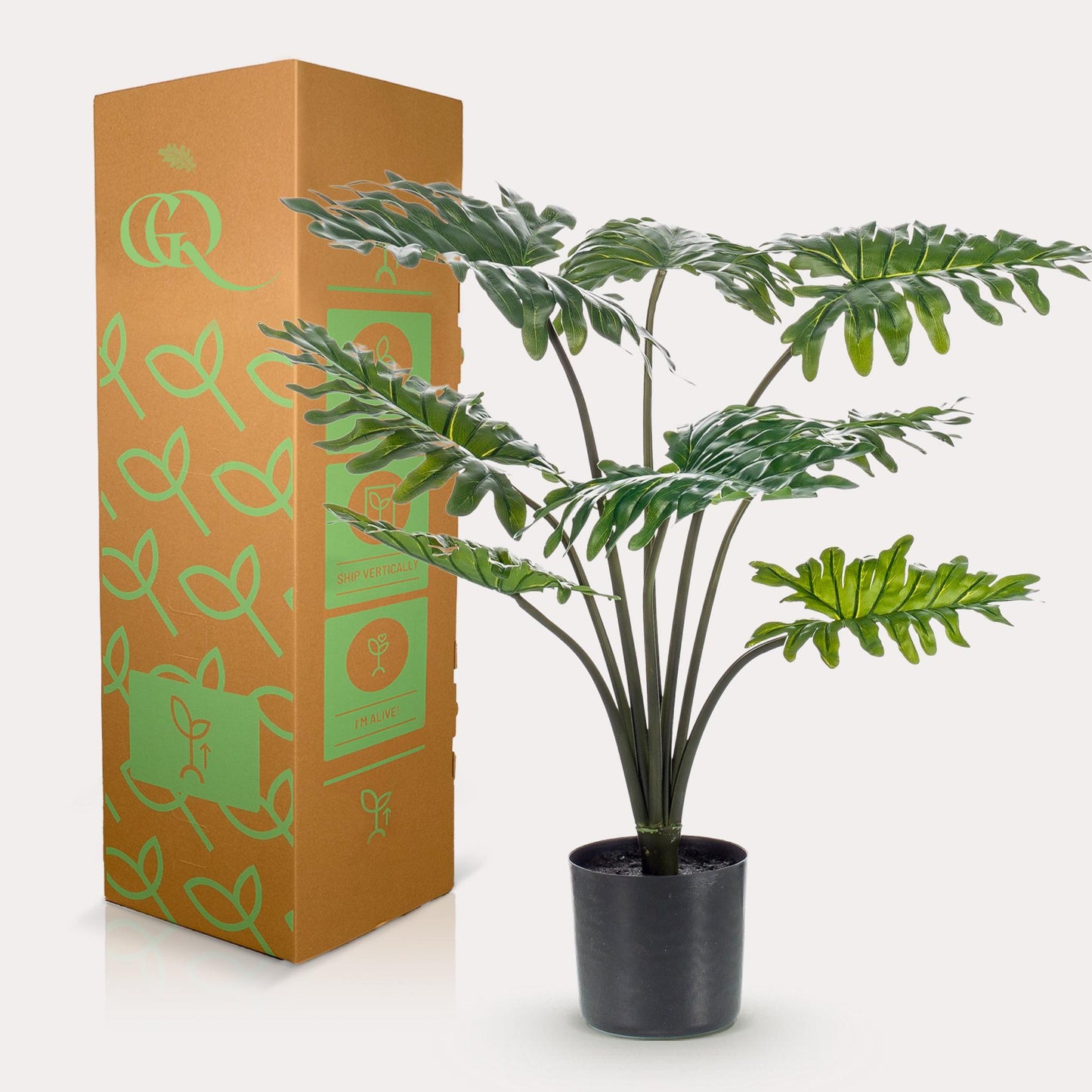 Kunstplant - Philodendron - 60 cm - Forest Plants