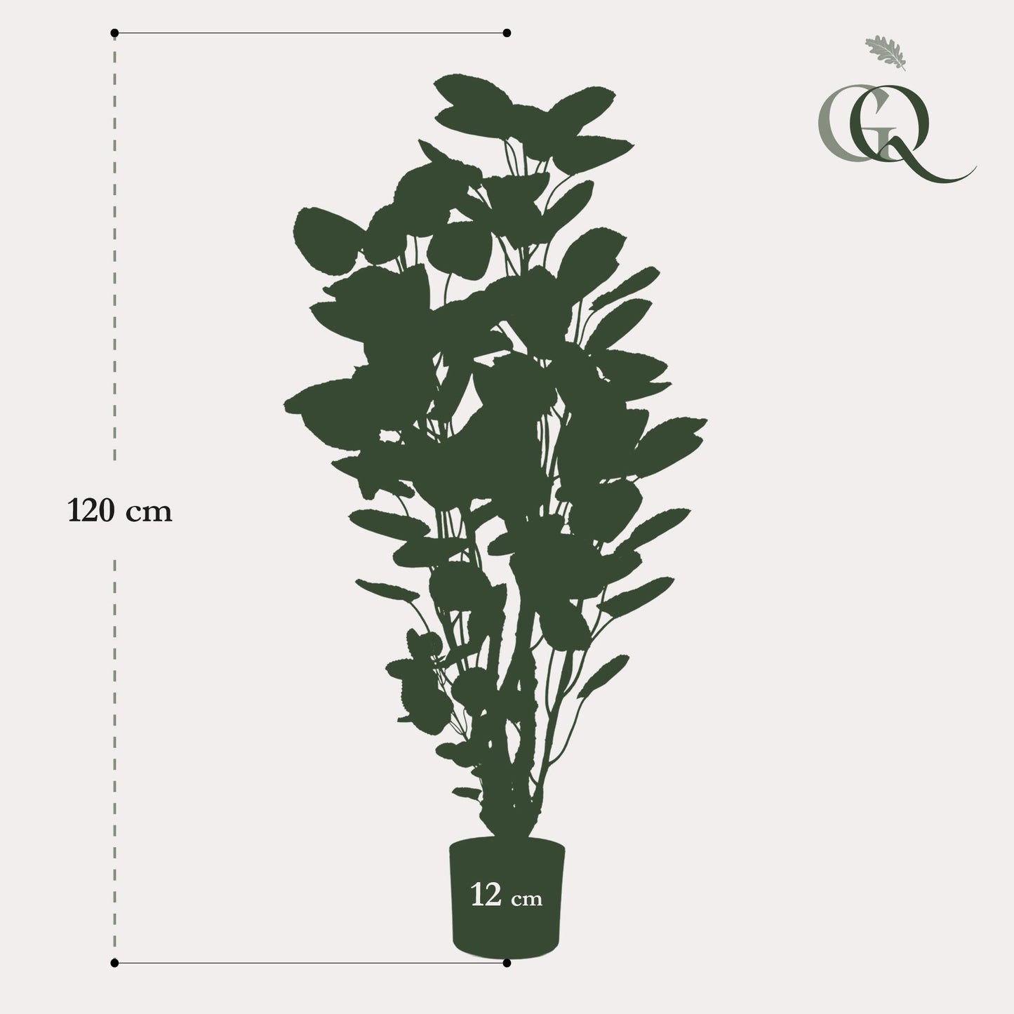 Kunstplant - Polyscias - Aralia - 105 cm - Forest Plants