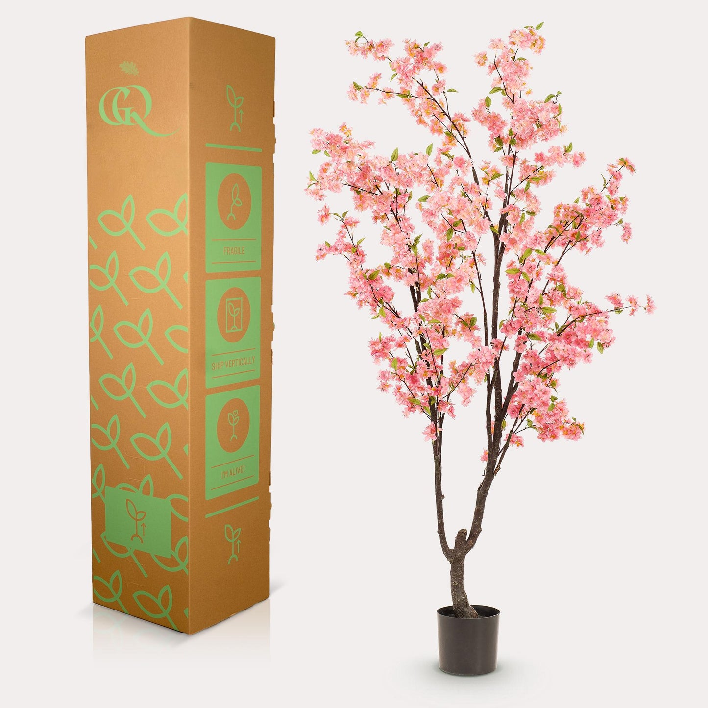Kunstplant - Prunus - Kersenbloesem - 210cm - Forest Plants