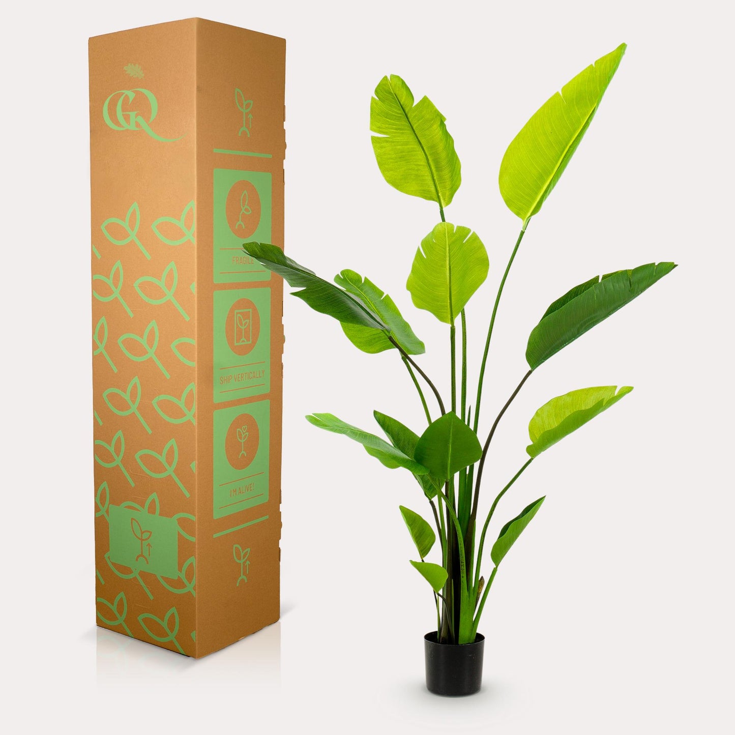 Kunstplant - Strelitzia Nicolai - Paradijsvogelbloem - 150 cm - Forest Plants