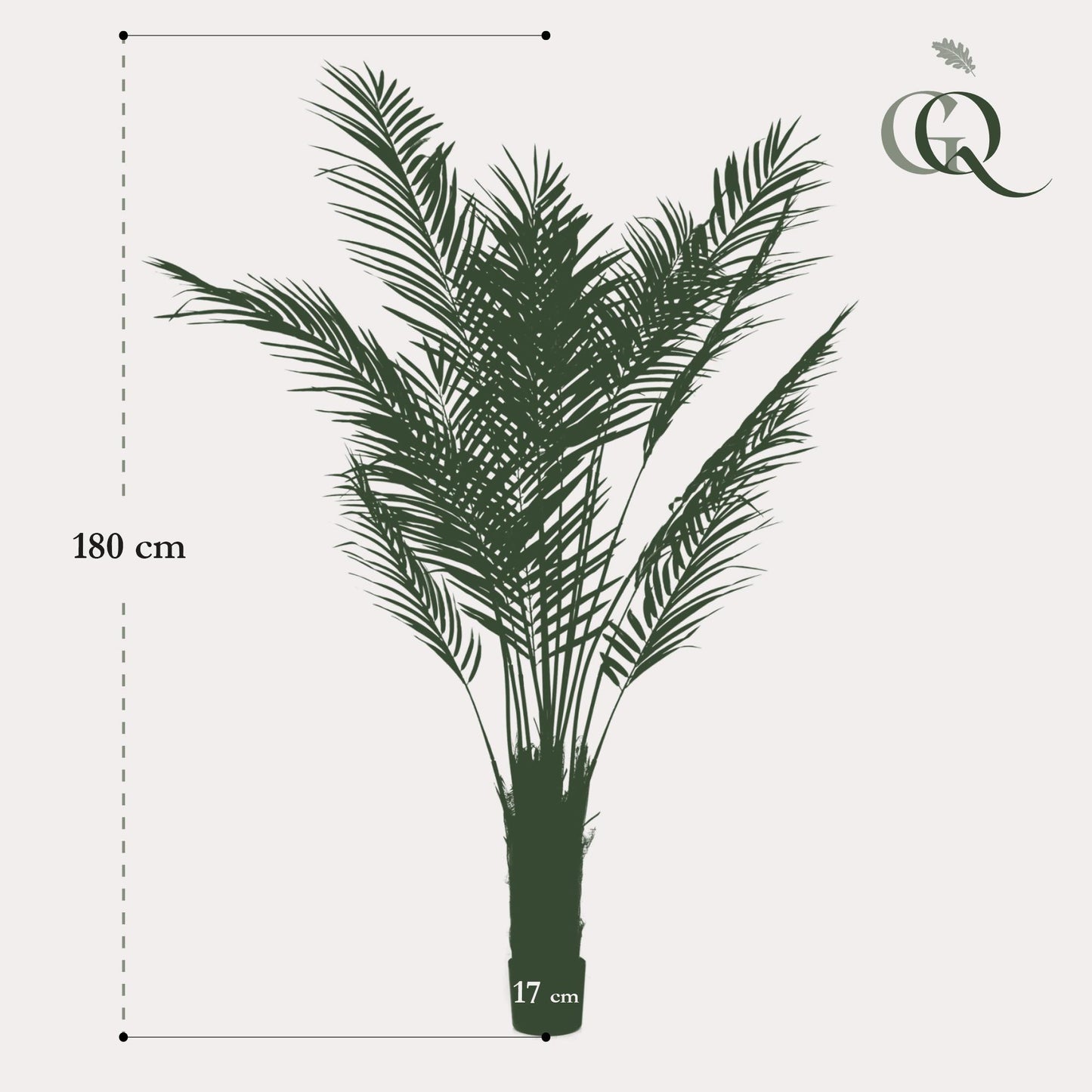 Kunstplant - Areca Lutescens - Goudpalm - 180 cm - Forest Plants