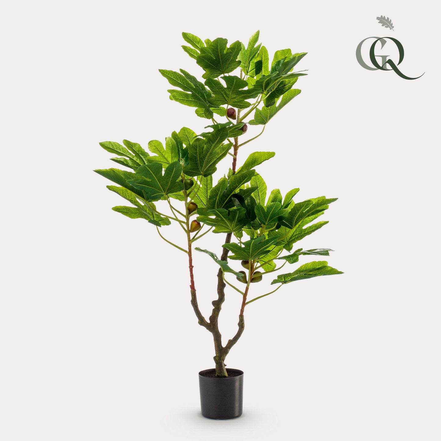 Kunstplant - Ficus Carica - Vijgenboom - 95 cm - Forest Plants