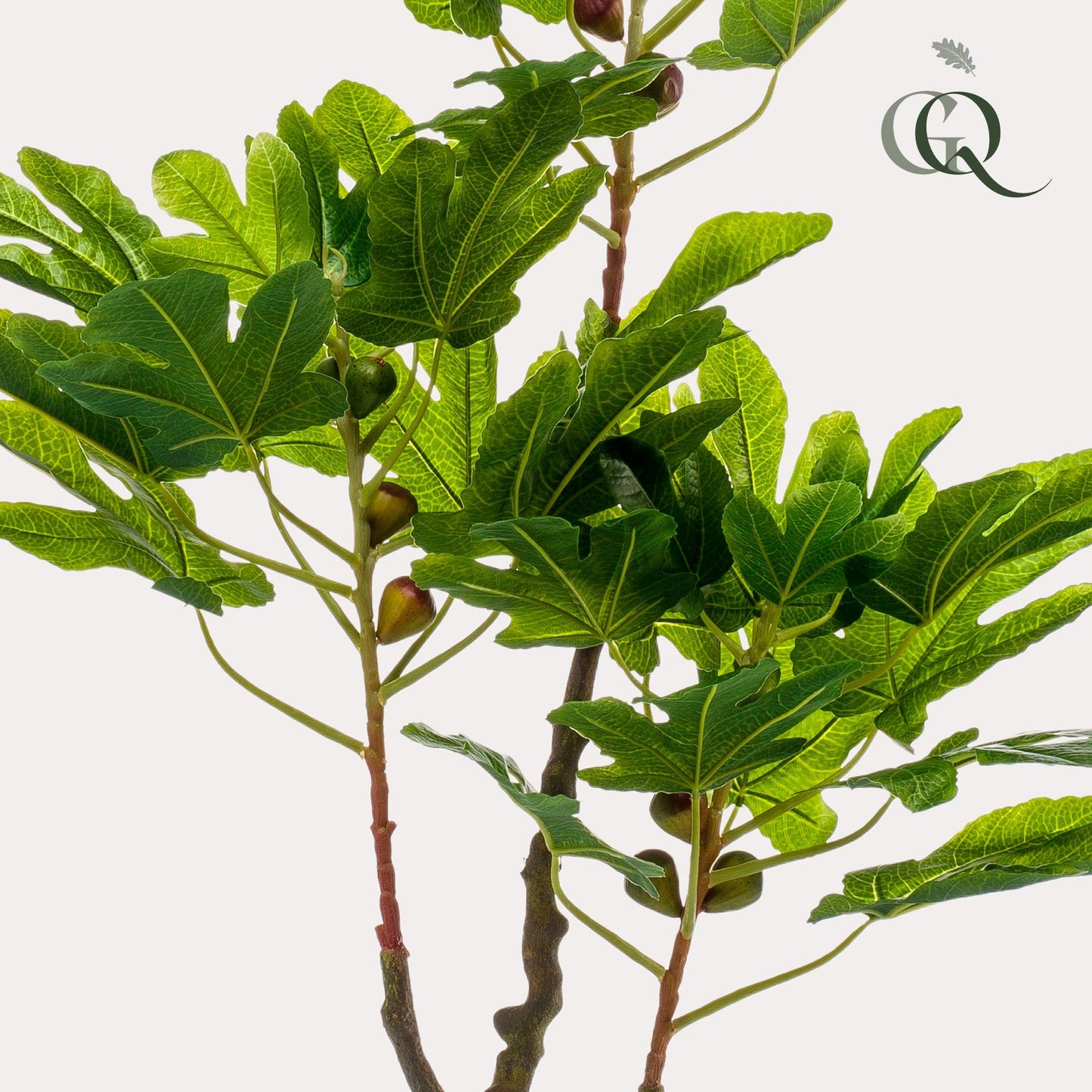 Kunstplant - Ficus Carica - Vijgenboom - 95 cm - Forest Plants