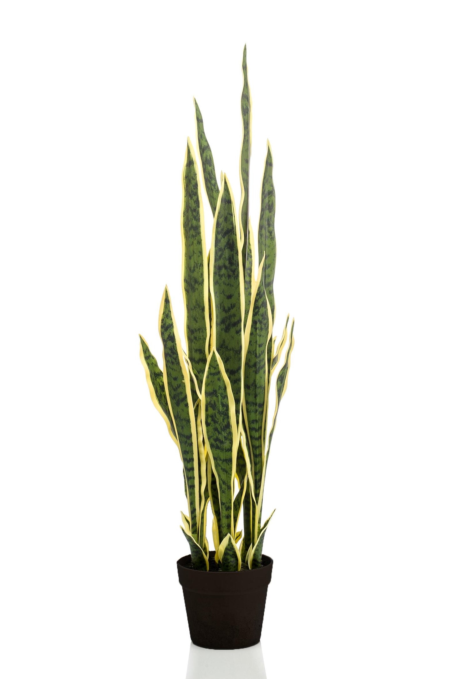 Kunstplant - Sanseveria Trifasciata - Vrouwentong - 97 cm - Forest Plants
