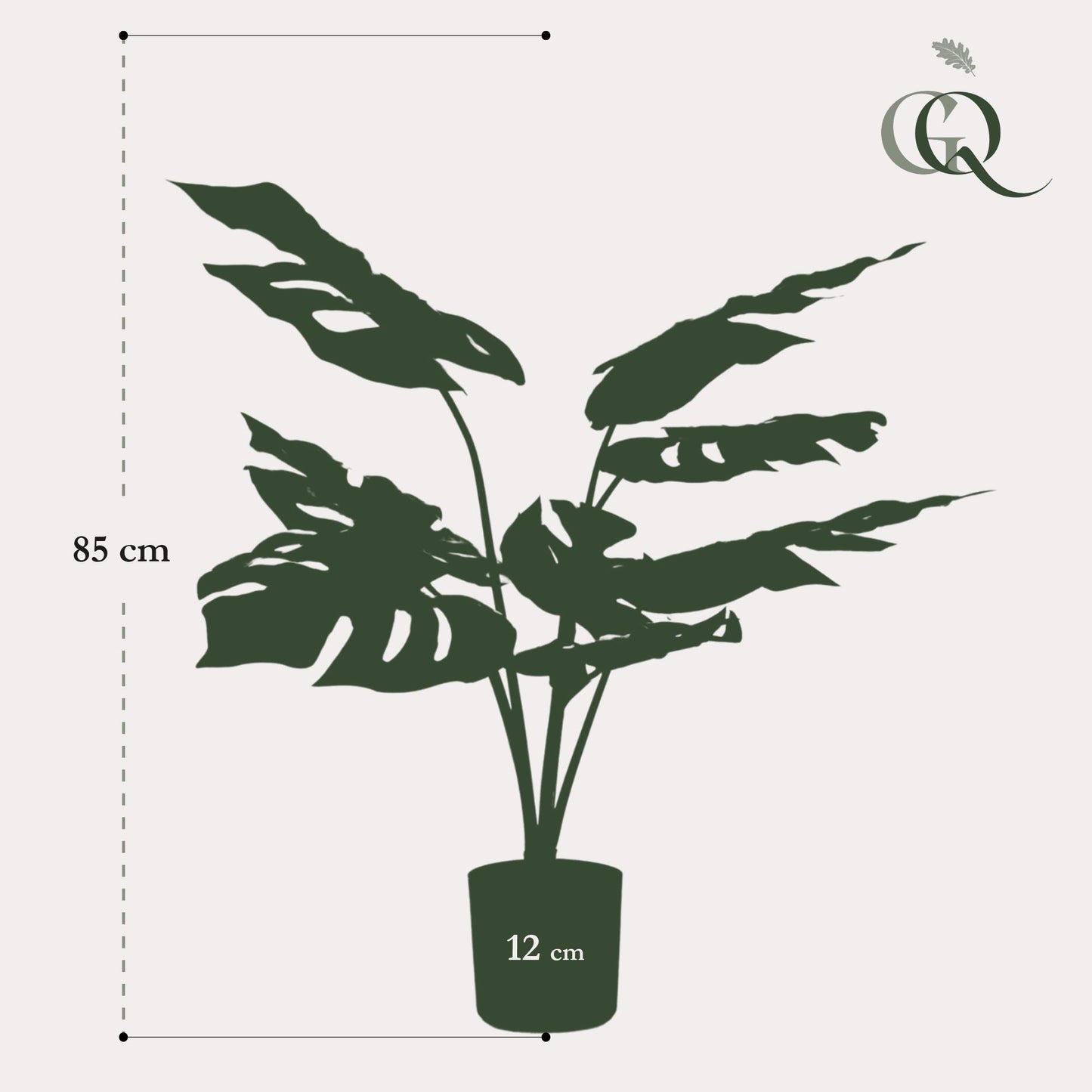Kunstplant - Monstera Deliciosa - 65 cm - Forest Plants