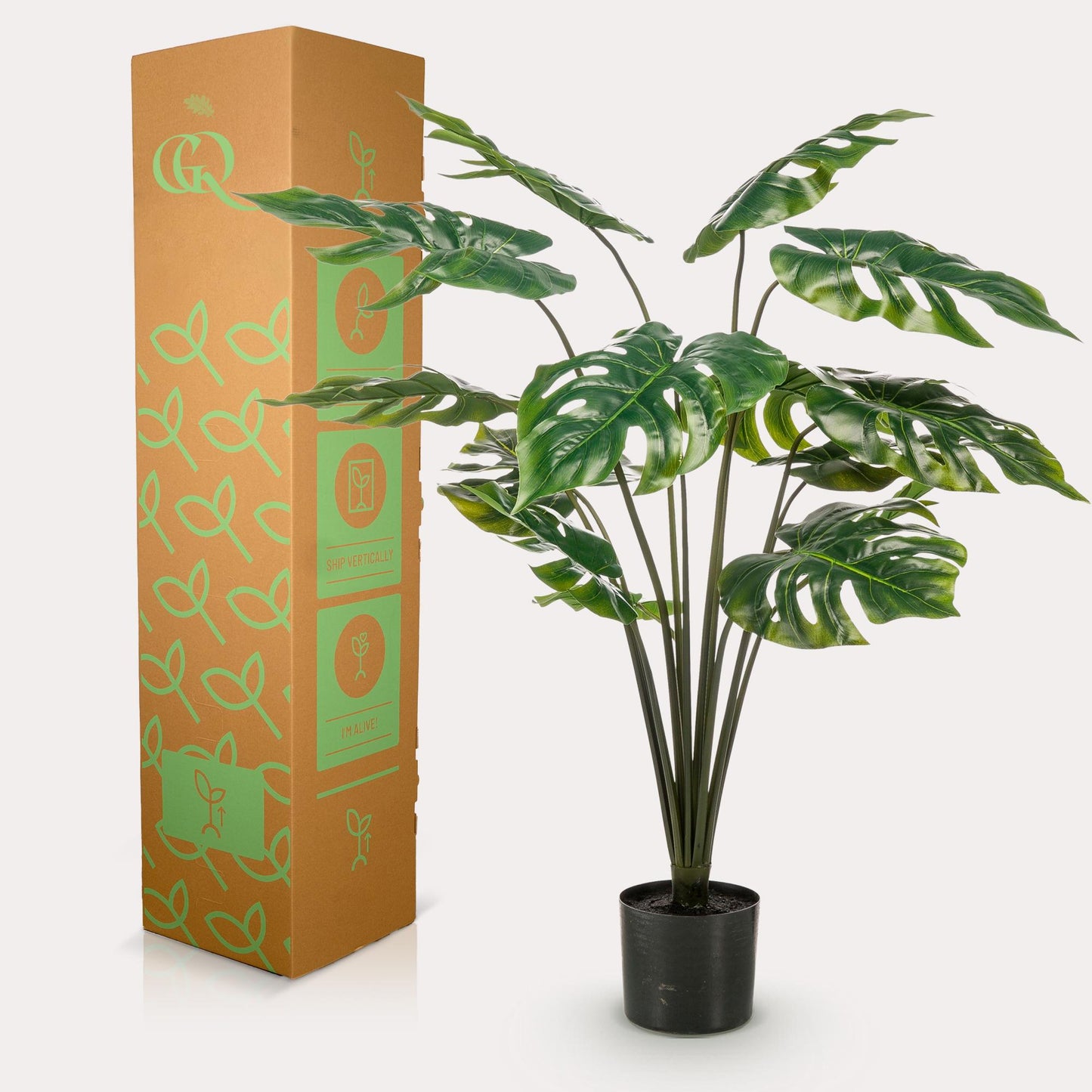 Monstera Deliciosa - kunstplant - 95 cm - Forest Plants