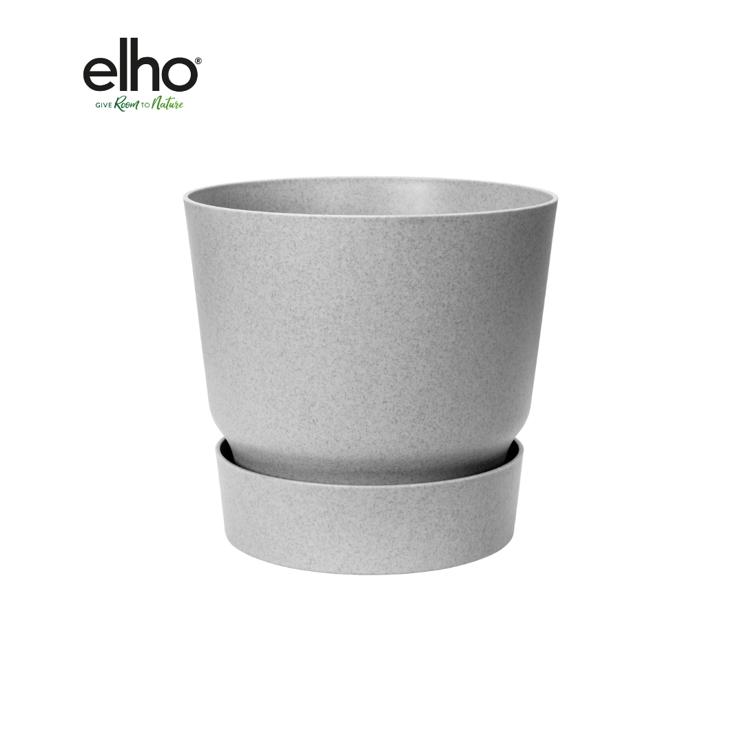 Elho Greenville Round pot, grey - D24 x H23