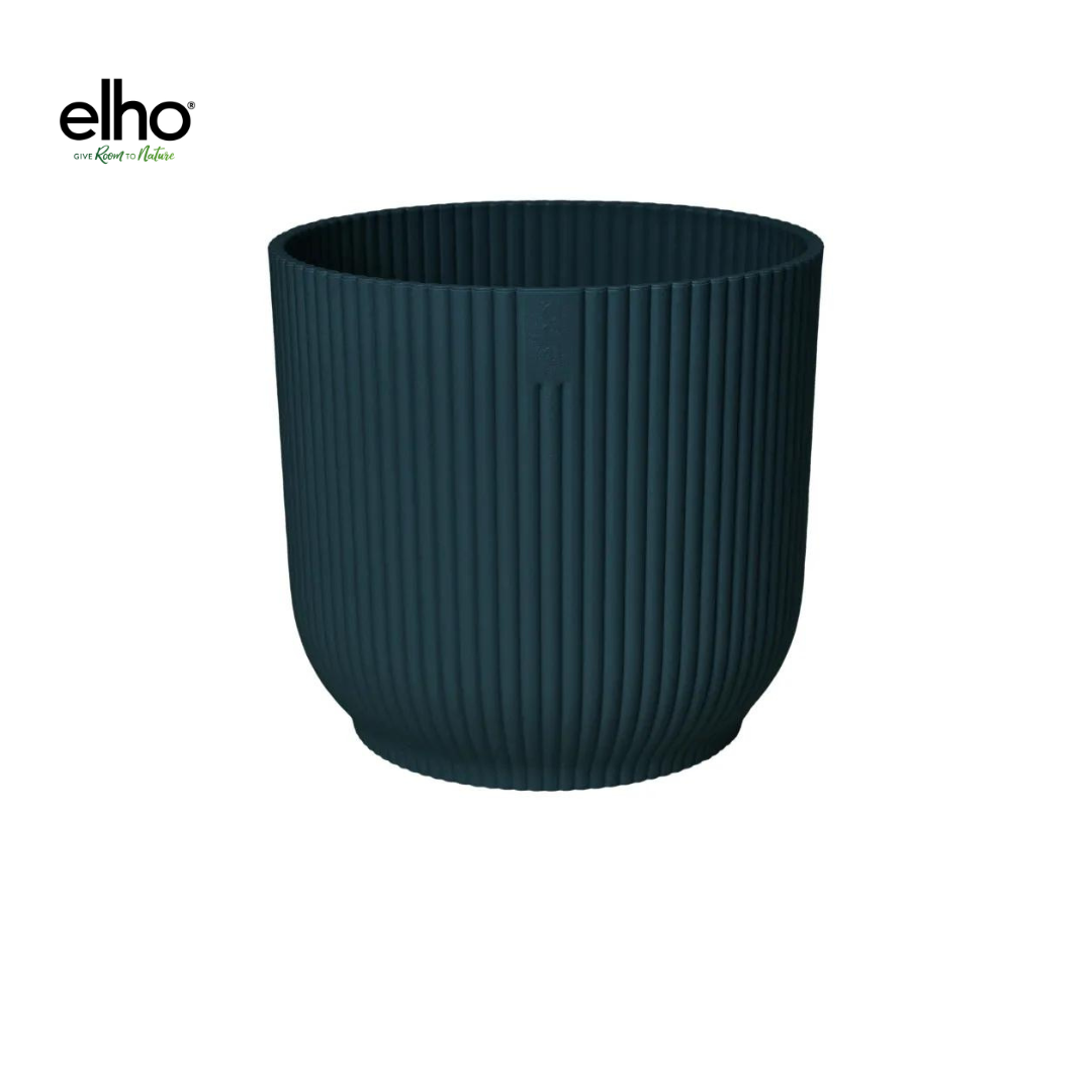 Elho Vibes Fold Round blue pot - D25 x H23