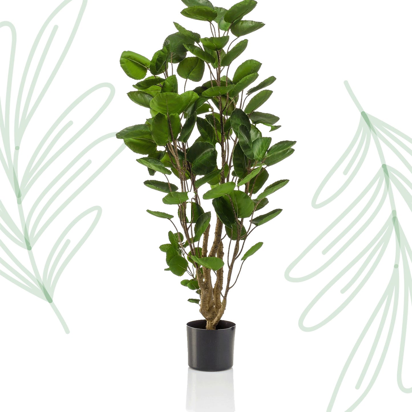 Kunstplant - Polyscias - Aralia - 105 cm - Forest Plants
