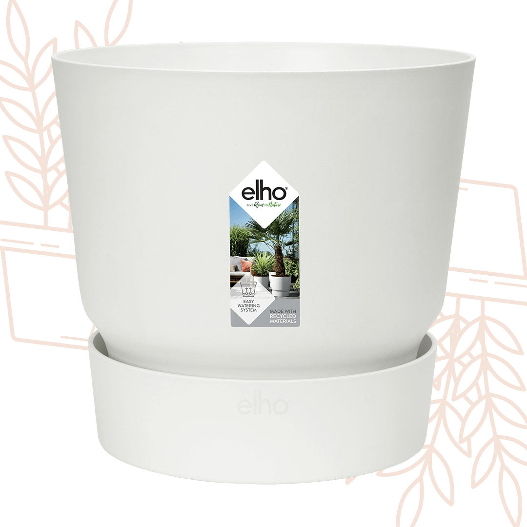 Pot elho Greenville Round wit - D14 x H13