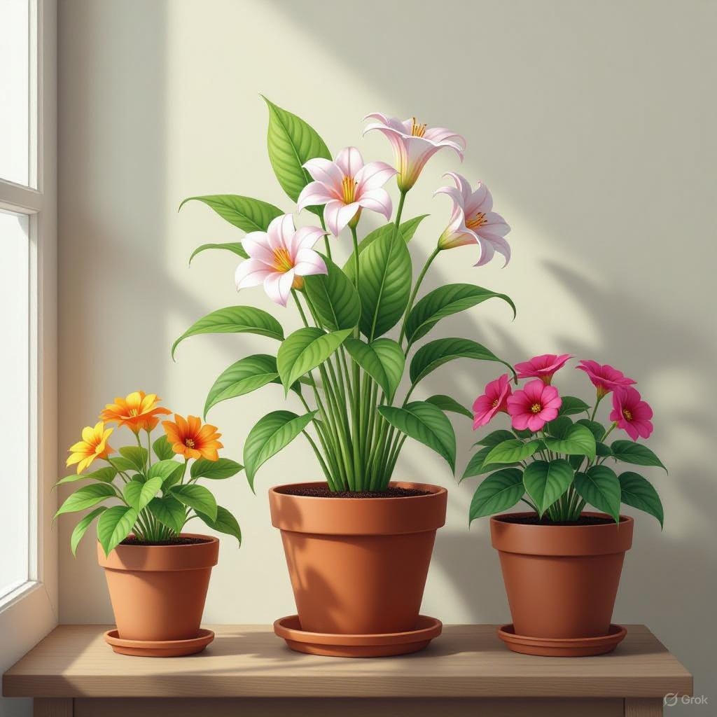 Bloeiende Kamerplanten