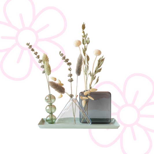 Dried Beauty - droogbloemen met vaasjes