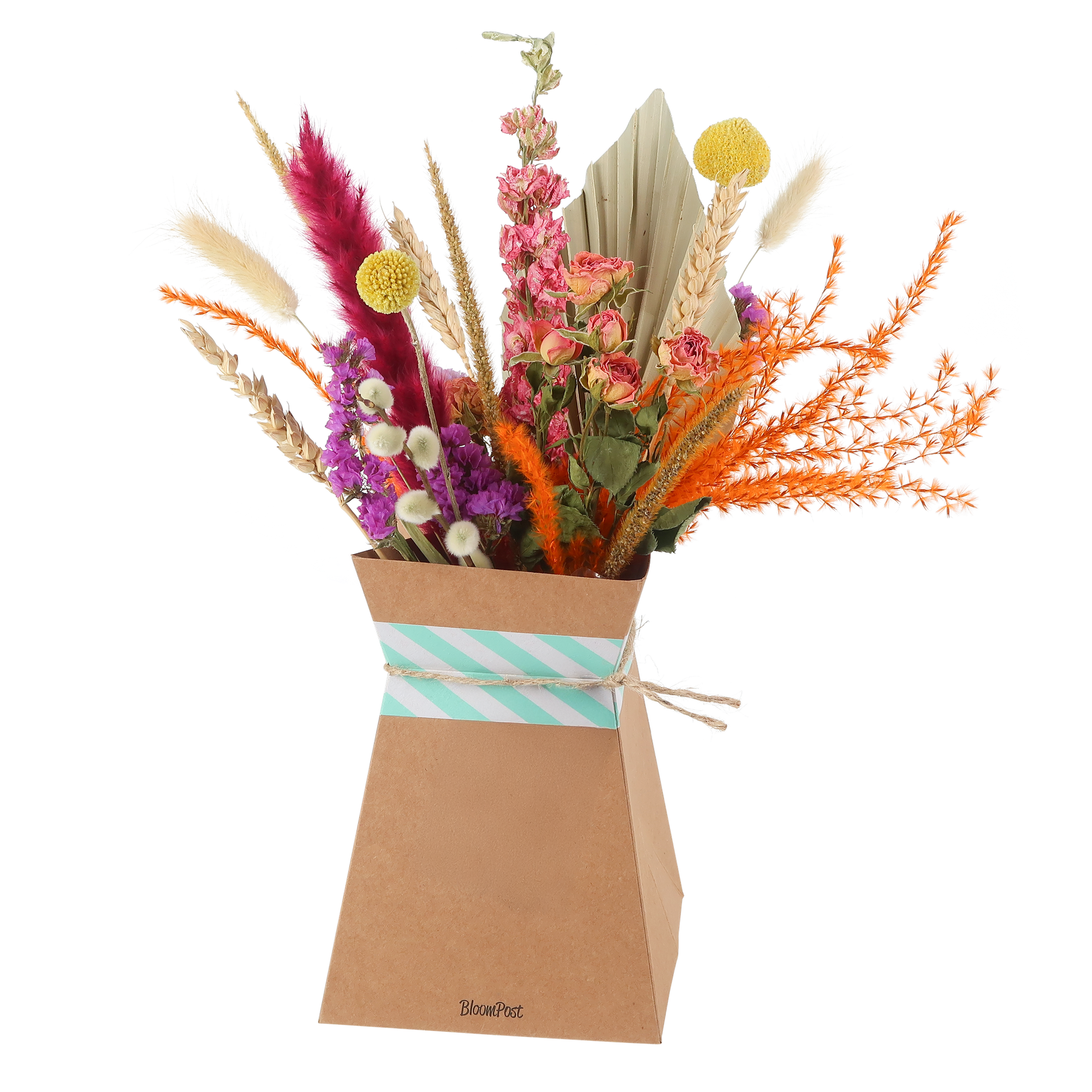 Droogbloemen Boeket BloomPosy incl. Vouwvaas Forest Plants