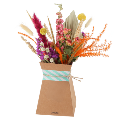 Droogbloemen Boeket BloomPosy incl. Vouwvaas Forest Plants