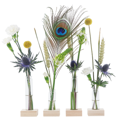 Flower Fest - brievenbus bloemen, incl. vaasjes en standaard