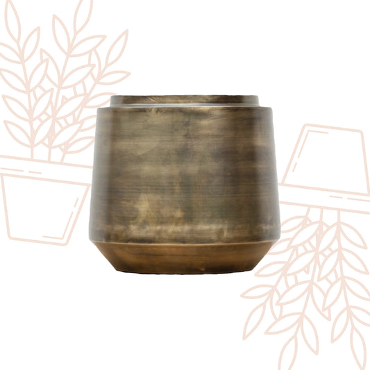 Pot Indigo Vintage Gold D33 x H31