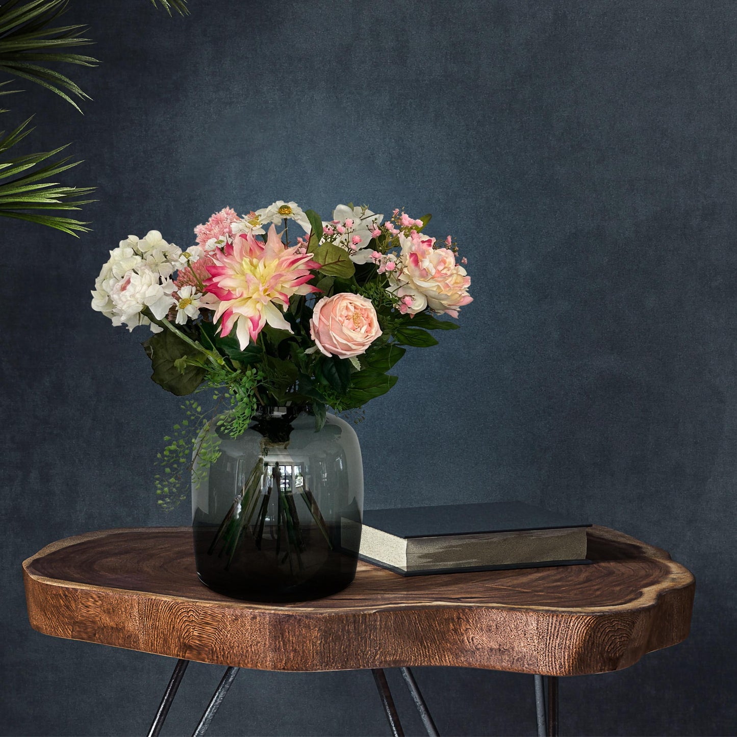 Kunstbloemen - Boeket M - Pastel Lover - 40 cm - Forest Plants