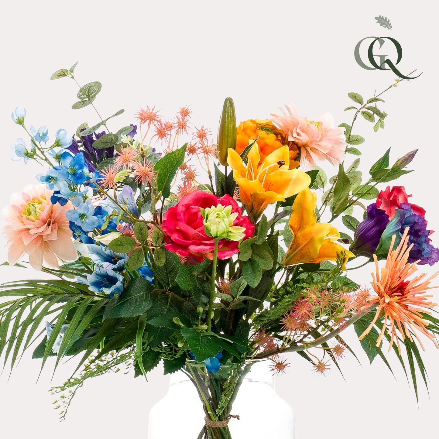 Kunstbloemen - Boeket M - Pretty Powerful - 67 cm - Forest Plants