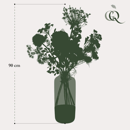 Kunstbloemen - Boeket XL -  Power of Pastels - 90cm - Forest Plants