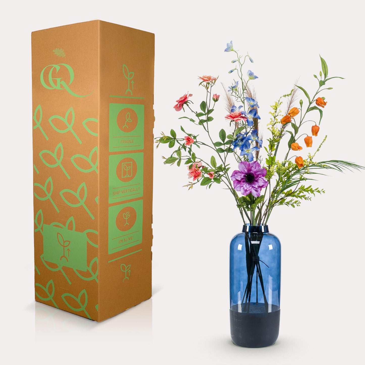 Kunstbloemen - Bouquet L - 90 cm - Rise & Shine - Forest Plants