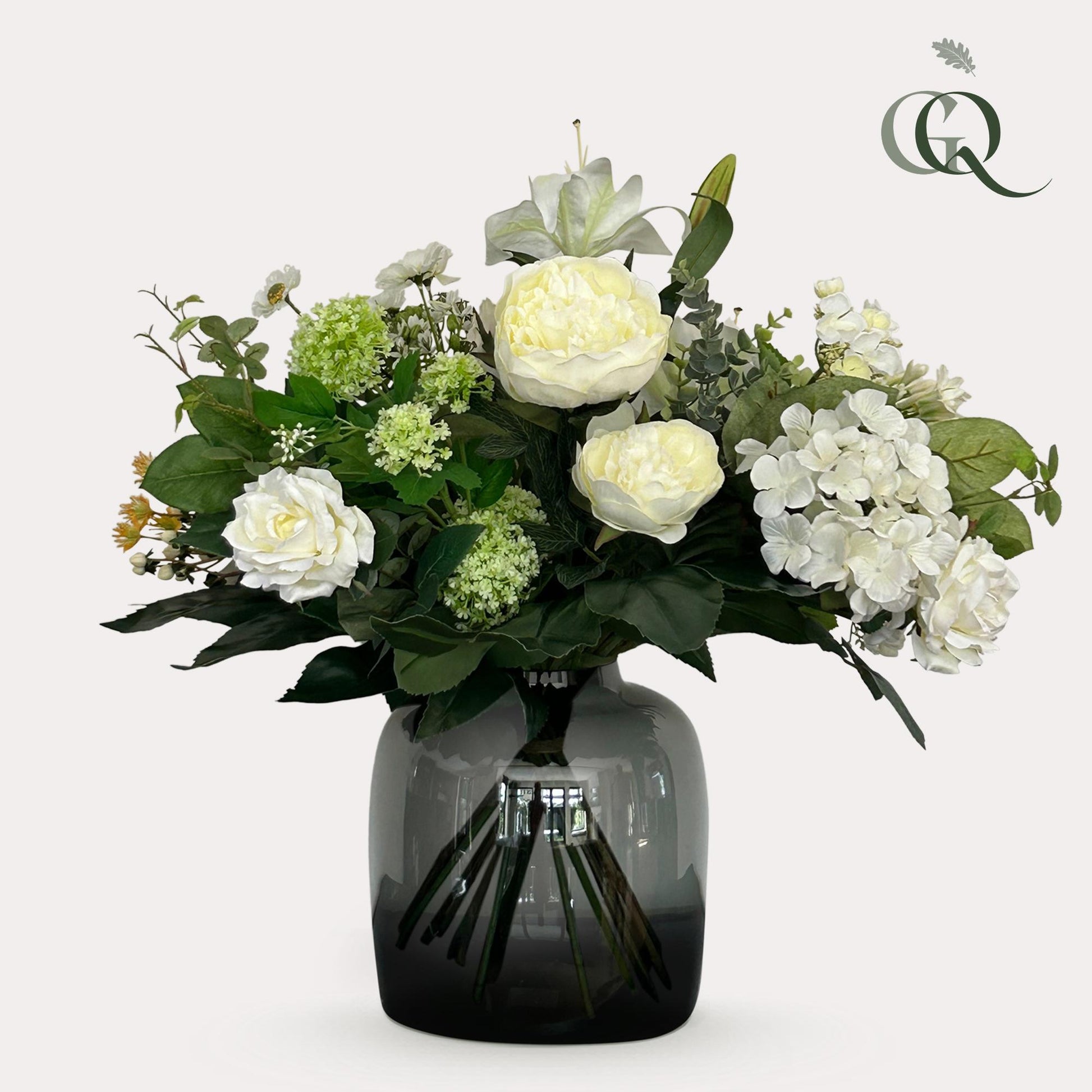 Kunstbloemen - Boeket - White Dream - 60 cm - Forest Plants