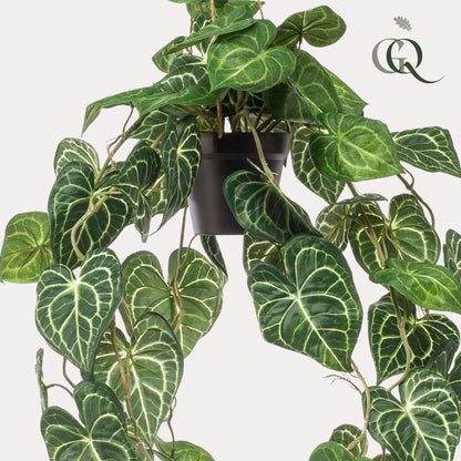 Kunstplant - Anthurium Clarinervium - Aderplant - 80 cm - Forest Plants